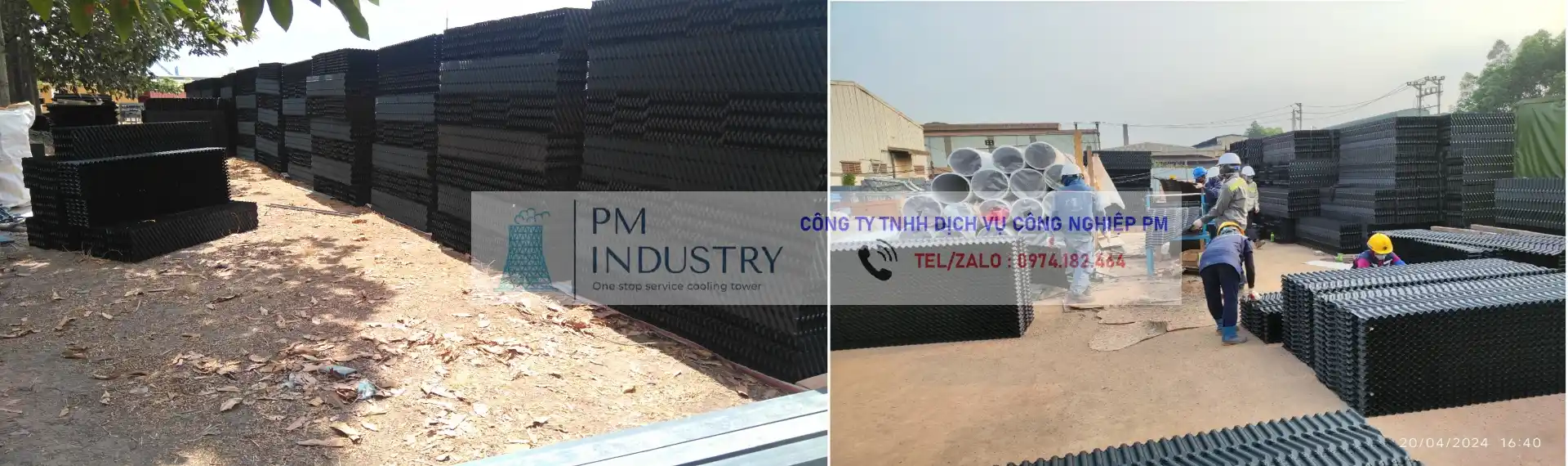 TẤM TẢN NHIỆT CHO COOLING TOWER